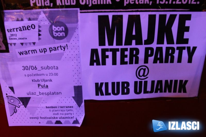 Terraneo warm up party u klubu Uljanik